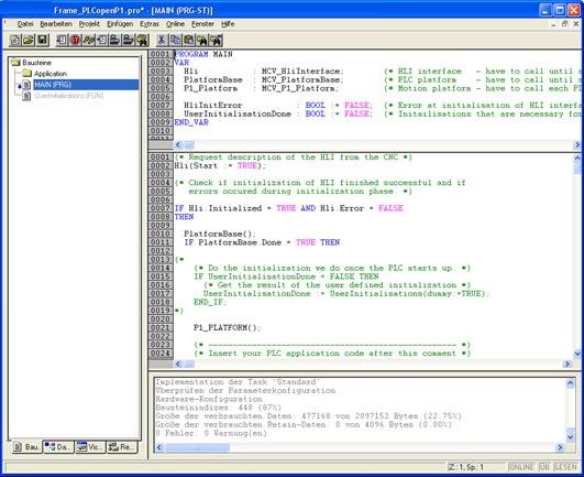 Funktionsbaustein MCV_P1_PLATFORM 1: