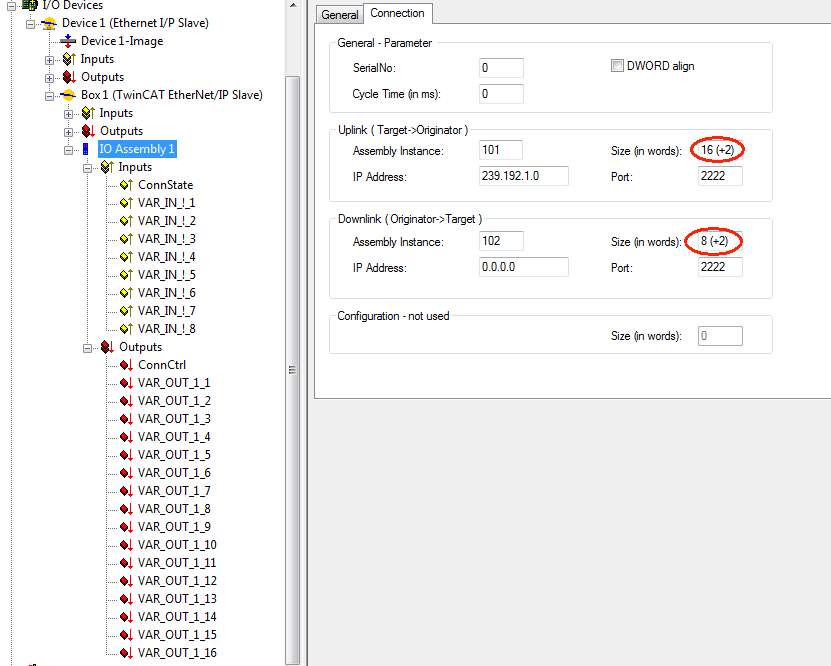 Configuration TwinCAT 2.11 R3 11: