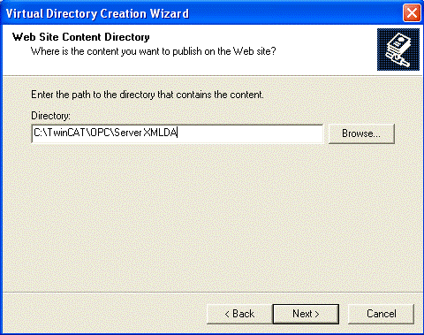 Configuration OPC XML-DA on Windows XP 5: