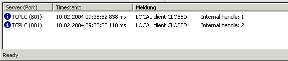 Test der Client- und Server-Funktionsbausteine 4: