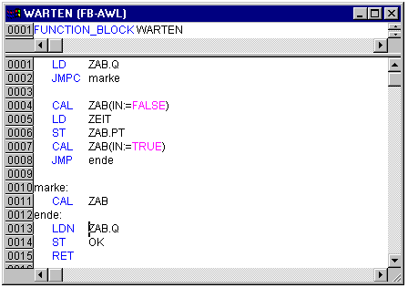 Ein Beispielprogramm 7: