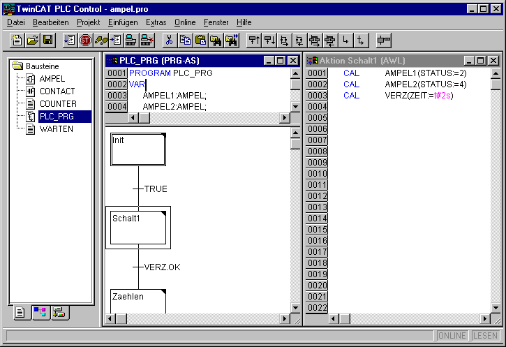 Ablaufspracheneditor 1: