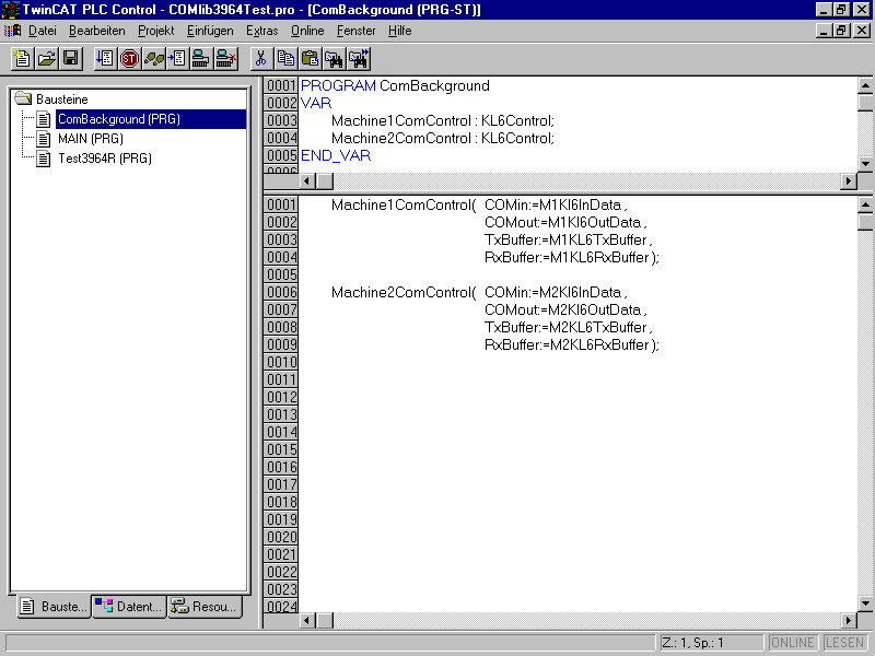 Hintergrundkommunikation 1: