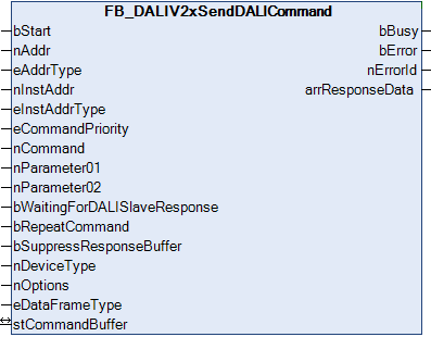 FB_DALIV2xSendDALICommand 1:
