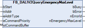 FB_DALIV2QueryEmergencyMaxLevel 1: