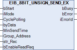 EIB_8BIT_UNSIGN_SEND_EX 1: