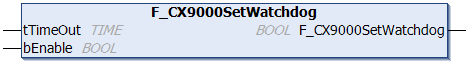 F_CX9000SetWatchdog 1: