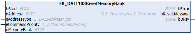 FB_DALI103ResetMemoryBank 1: