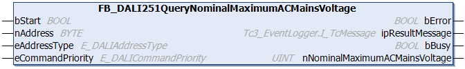 FB_DALI251QueryNominalMaximumACMainsVoltage 1: