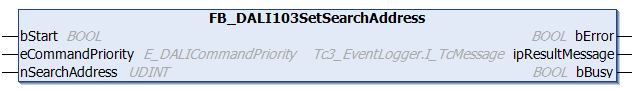 FB_DALI103SetSearchAddress 1: