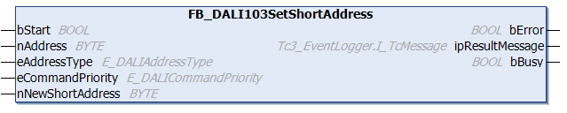 FB_DALI103SetShortAddress 1: