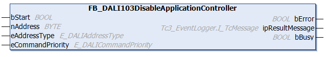 FB_DALI103DisableApplicationController 1:
