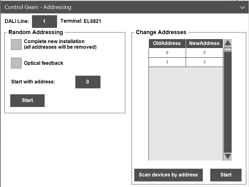 DALI PLC Commissioning Tool 6: