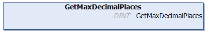 GetMaxDecimalPlaces 1: