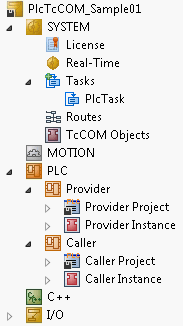 TcCOM_Sample01_PlcToPlc 1: