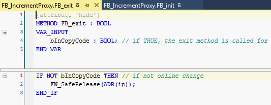 Erstellen eines FBs in der SPS, der als einfacher Proxy die Funktionalität des C++ Objektes anbietet 6: