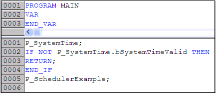 Schaltuhr Programmbeispiel 3: