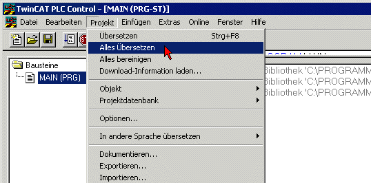 Versenden der zyklischen Prozessdaten als DMX-Master (EL6851) 7: