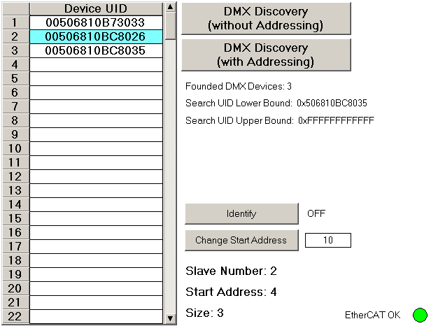 Konfigurieren von DMX-Slaves per Remote Device Management (RDM) 1: