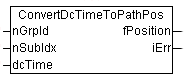 ConvertDcTimeToPathPos 1: