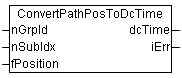 ConvertPathPosToDcTime 1: