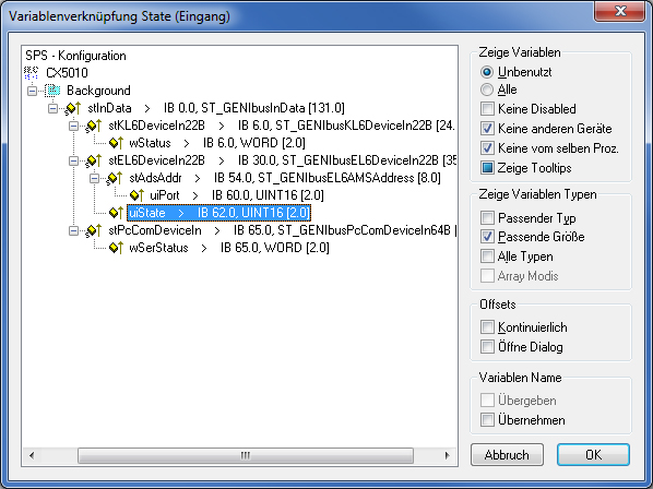 Konfiguration im TwinCAT System Manager 16: