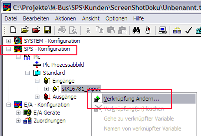KL6781 - Verknüpfung mit dem System Manager 1: