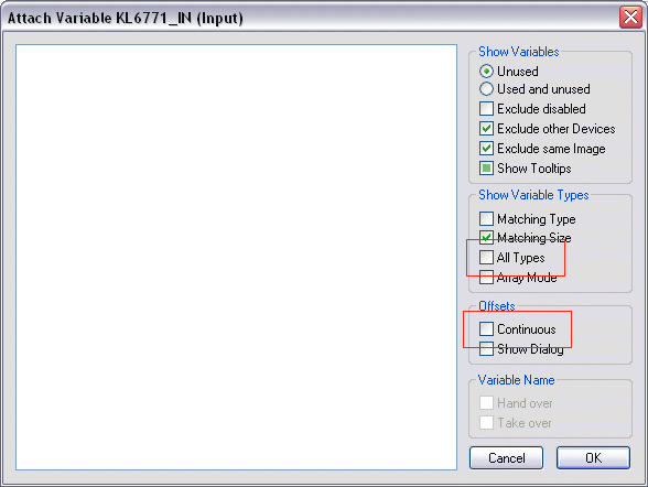 KL6771 - Verknüpfung mit dem TwinCAT System Manager 2: