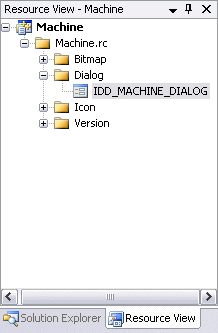 Beispiel Maschine mit Microsoft Visual C++ .NET 8: