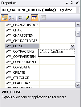 Beispiel Maschine mit Microsoft Visual C++ .NET 10: