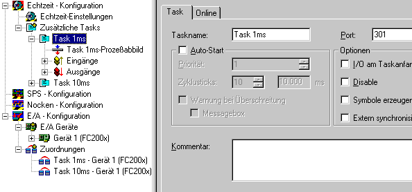 Die E/A Tasks 1: