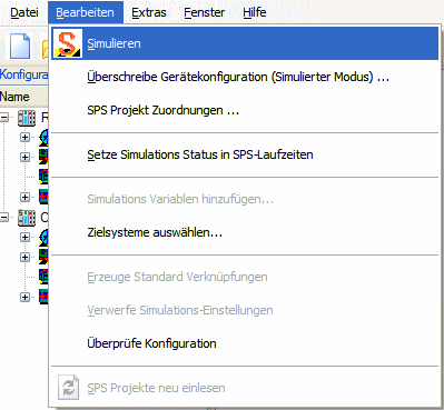 Hauptmenü 'Bearbeiten' 1: