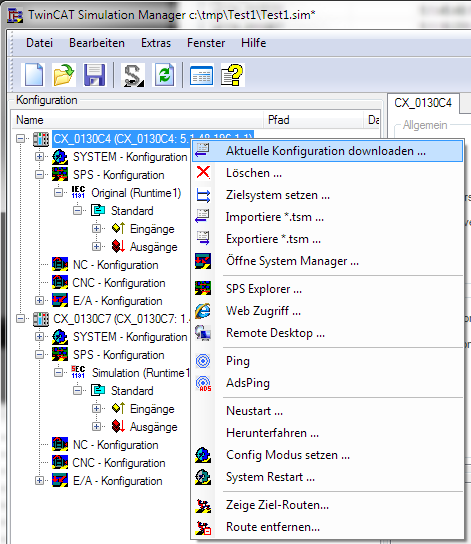 Auswahl der Zielsysteme und Verteilung der Resourcen (Deployment) 3: