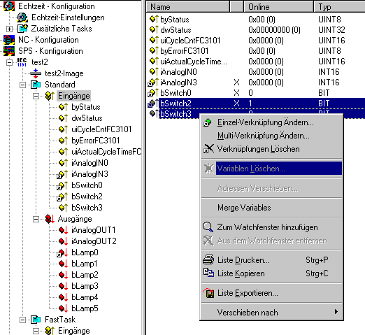 Erweiterte Verknüpfungsmöglichkeiten 1: