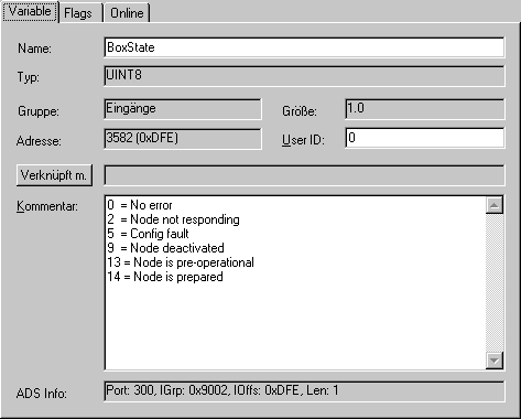 CIFx0-CAN: Box-Diagnose 2: