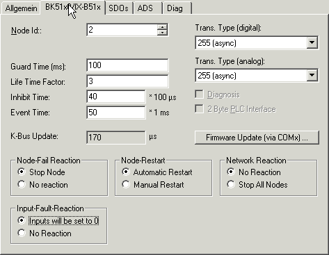 BK51x0/LC5100/IPxxxx-B510 (CANopen) 1: