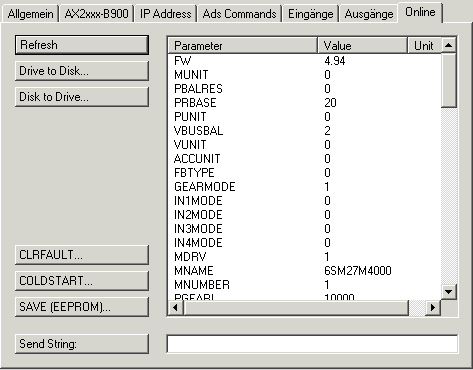 AX2xxx Dialog - Online 2: