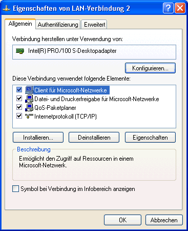 TwinCAT Ethernet Treiber - Installation 2: