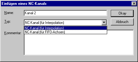 NC Kanal Anfügen 1: