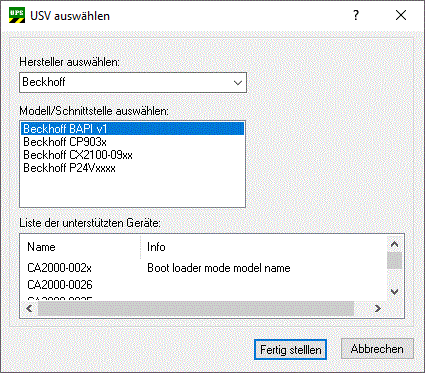 Auswählen-Dialog 2: