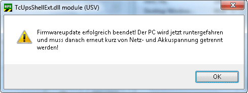 Firmware Update bei der Beckhoff P24Vxxxx USV 7: