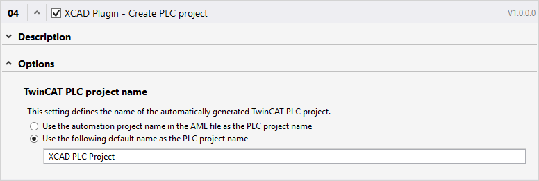 Create PLC project 1: