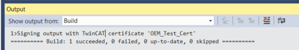 Build eines Sample schlägt fehl 2: