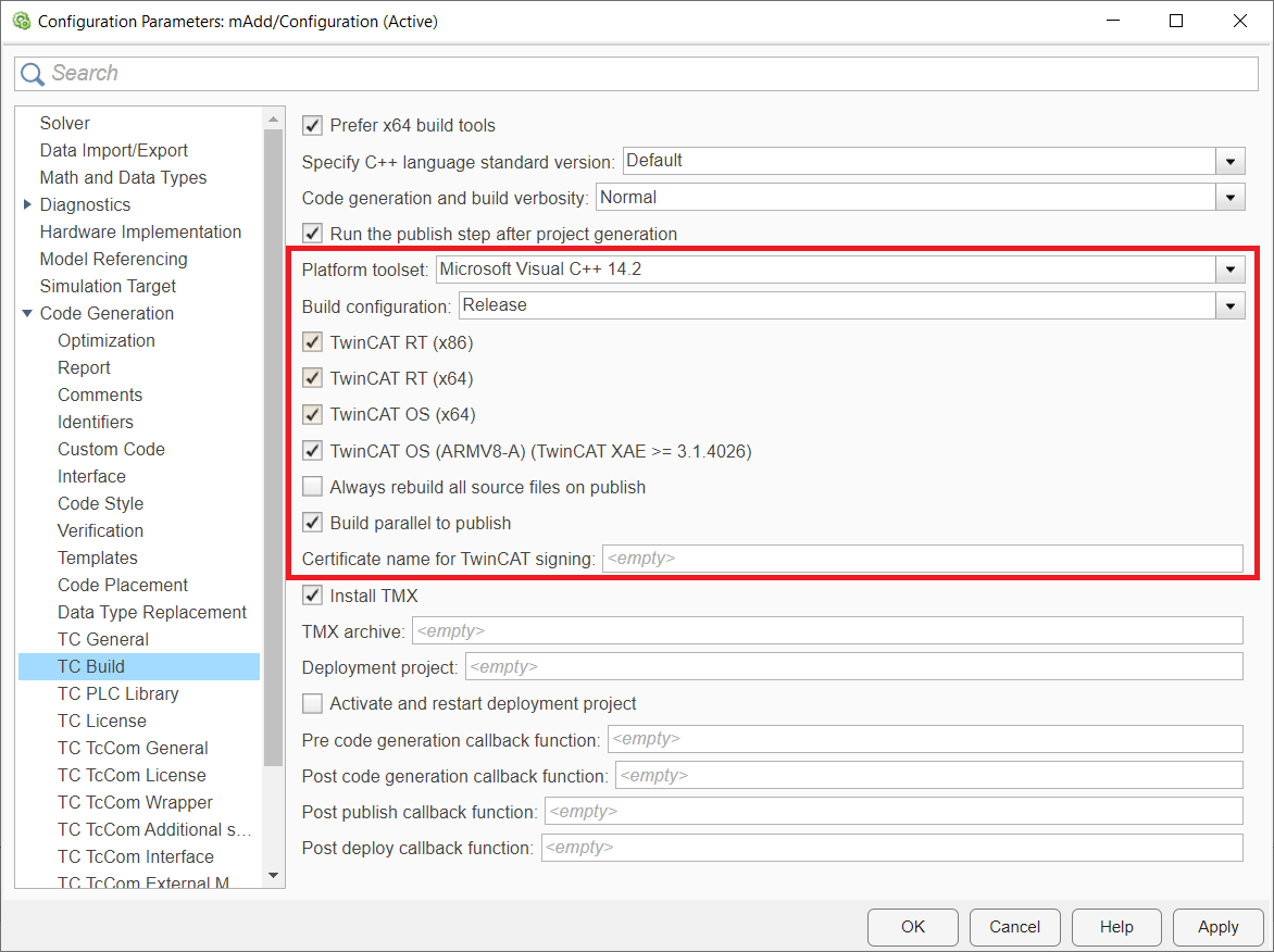 Build für unterschiedliche Plattformen 1: