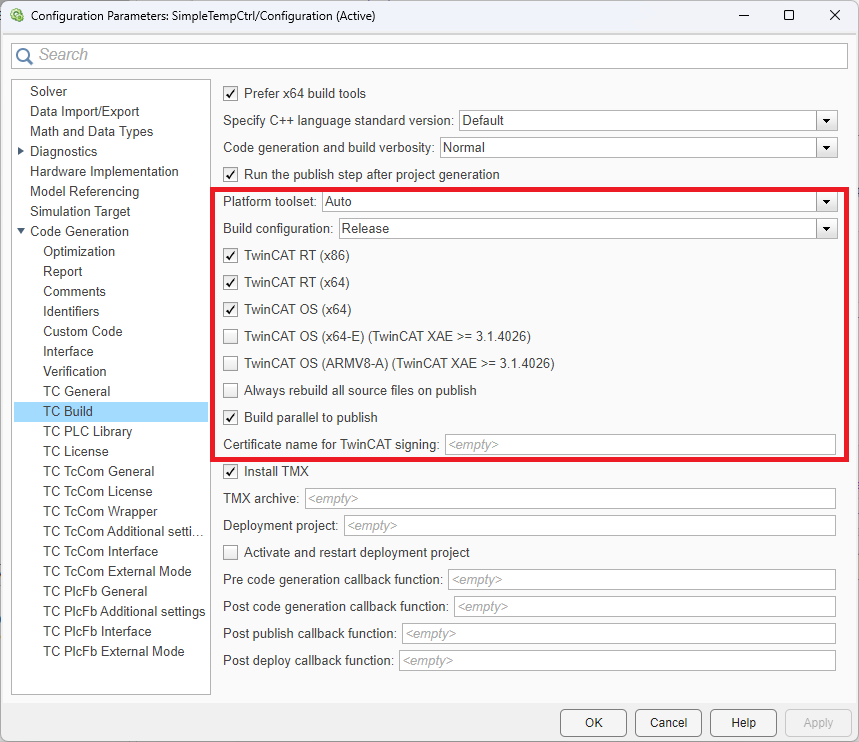 Build für unterschiedliche Plattformen 1: