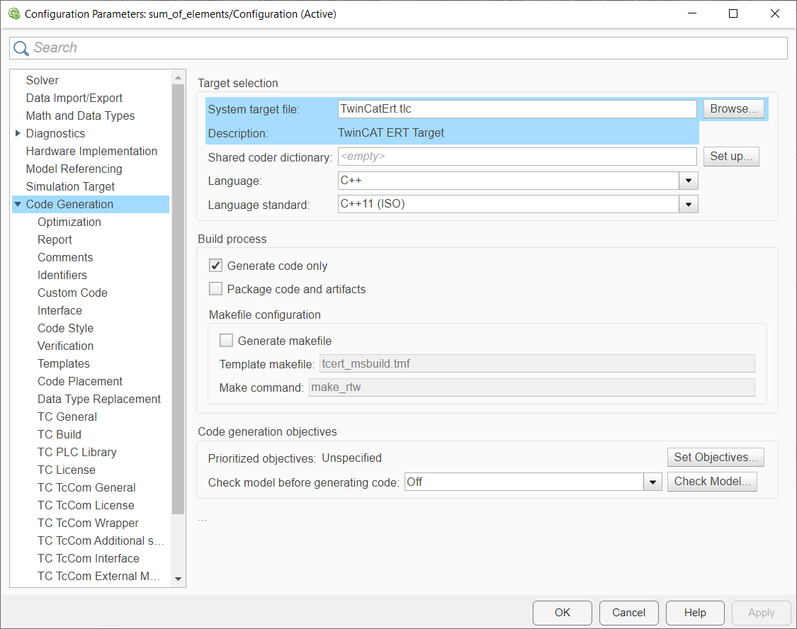 Parametrierung in Simulink® 1: