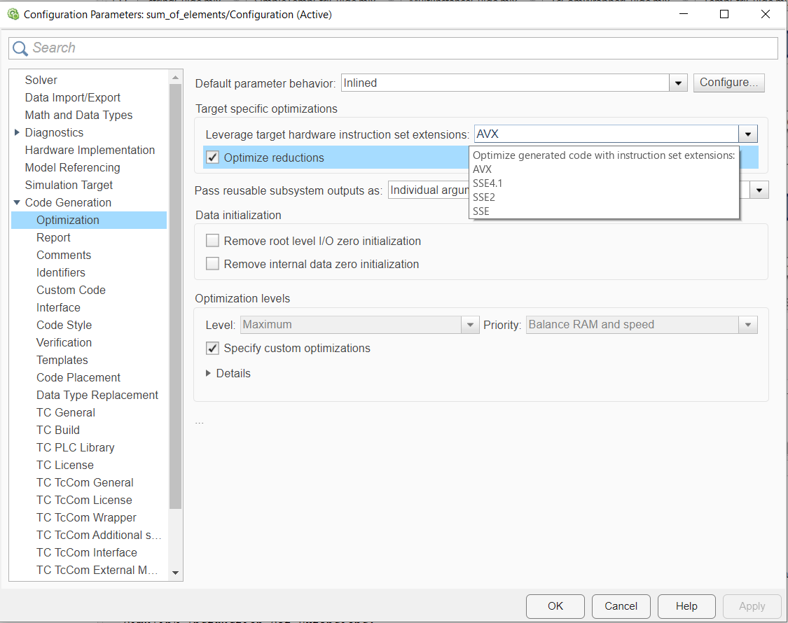 Parametrierung in Simulink® 2: