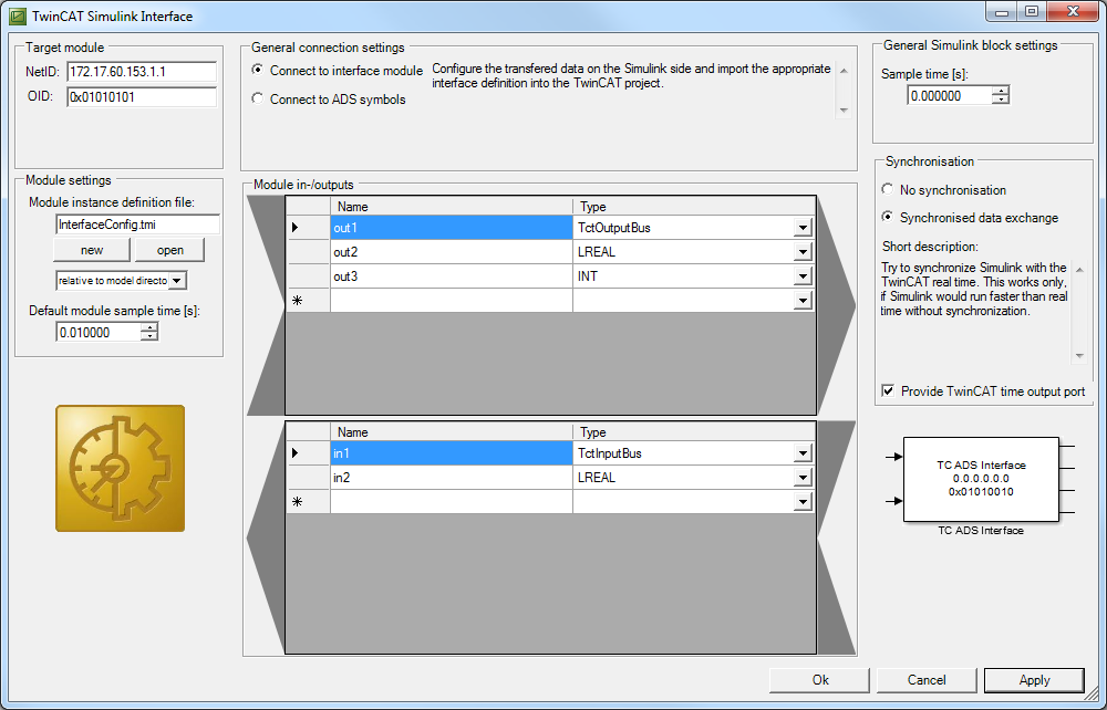 TC ADS Module Interface 2: