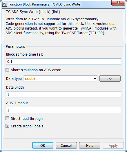 TC ADS Sync Write 2: