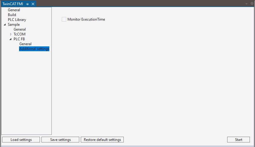 Reiter 'Additional settings' 1: